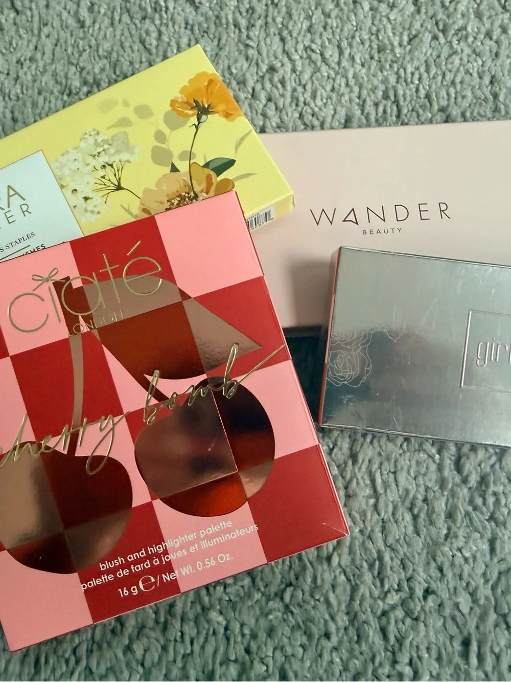 Blush & Eyeshadow Palette Sets - Pink, Peach, Green Shades
